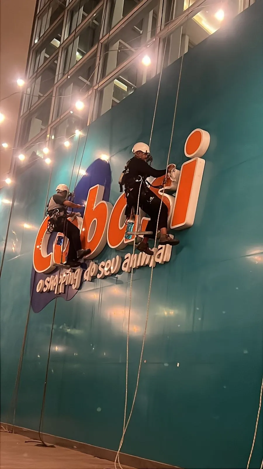 Documentary photograph of JFS building maintenance activities
